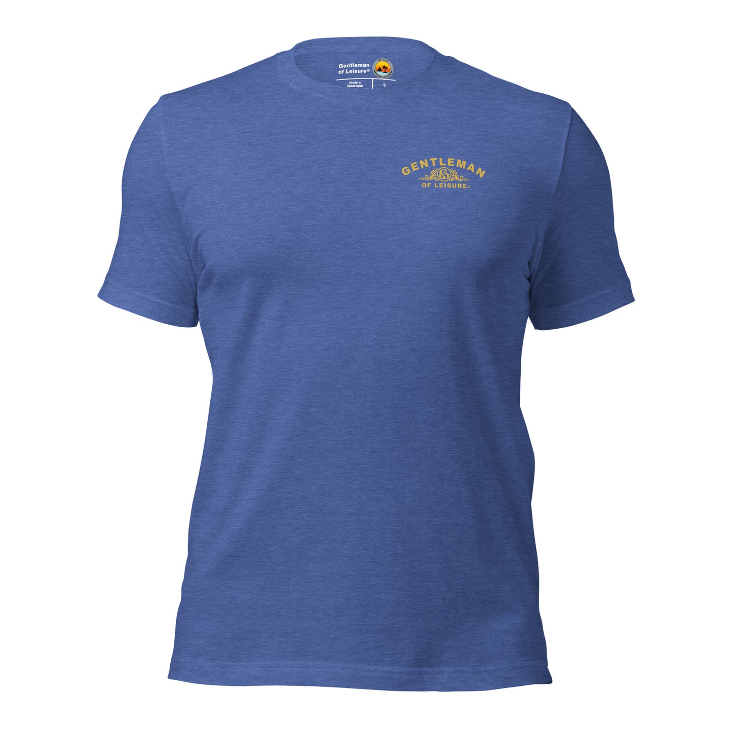 Gentleman of Leisure - Premium T Shirt - (gold crest)