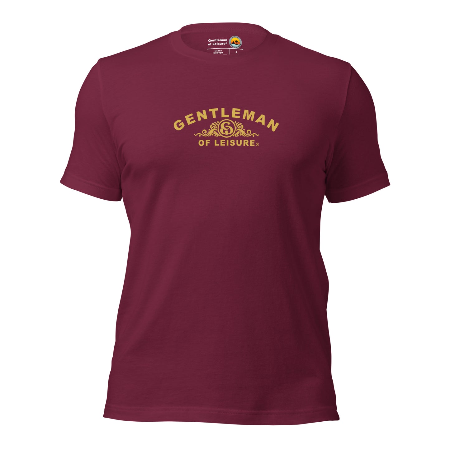 Gentleman of Leisure - Premium T Shirt - (gold crest)