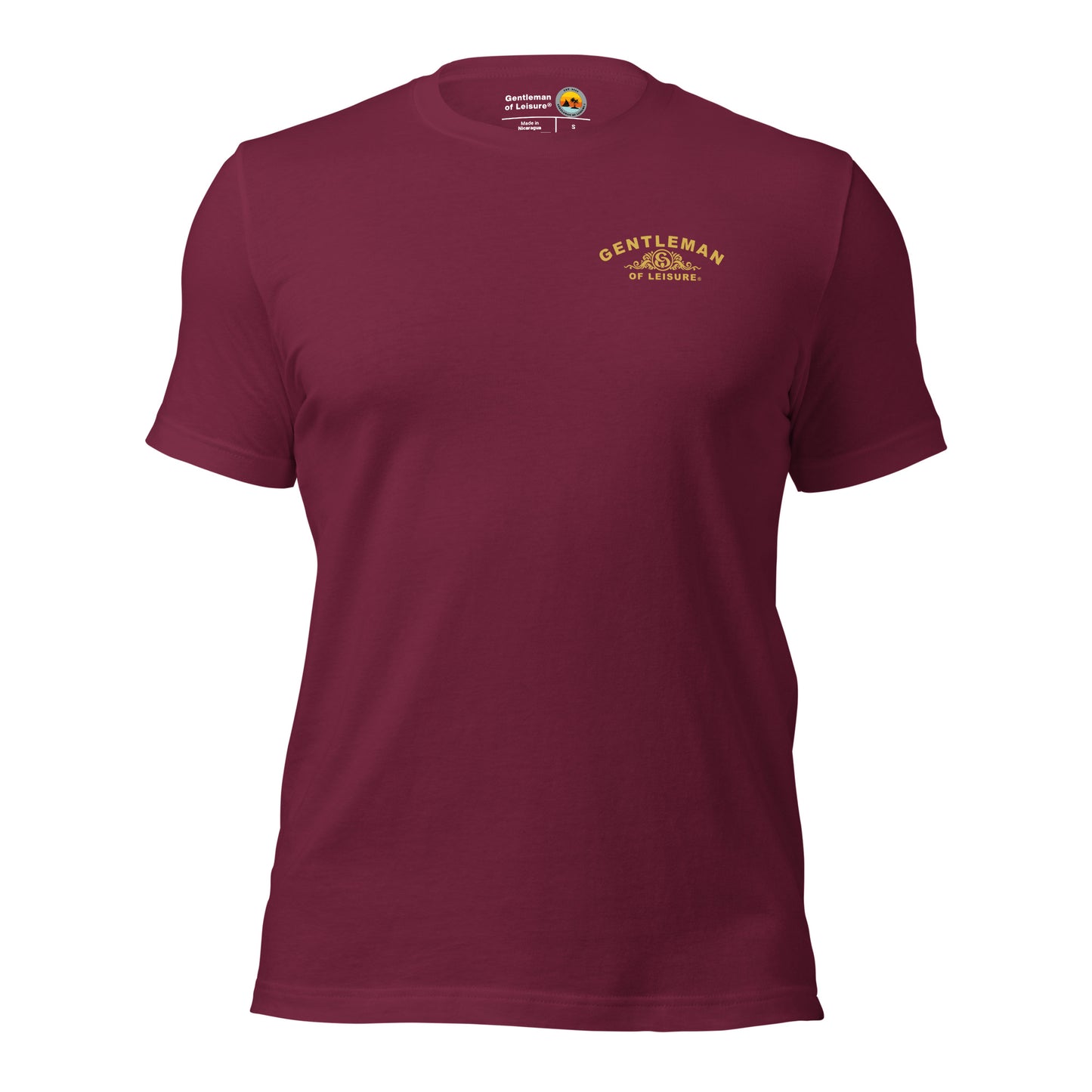 Gentleman of Leisure - Premium T Shirt - (gold crest)
