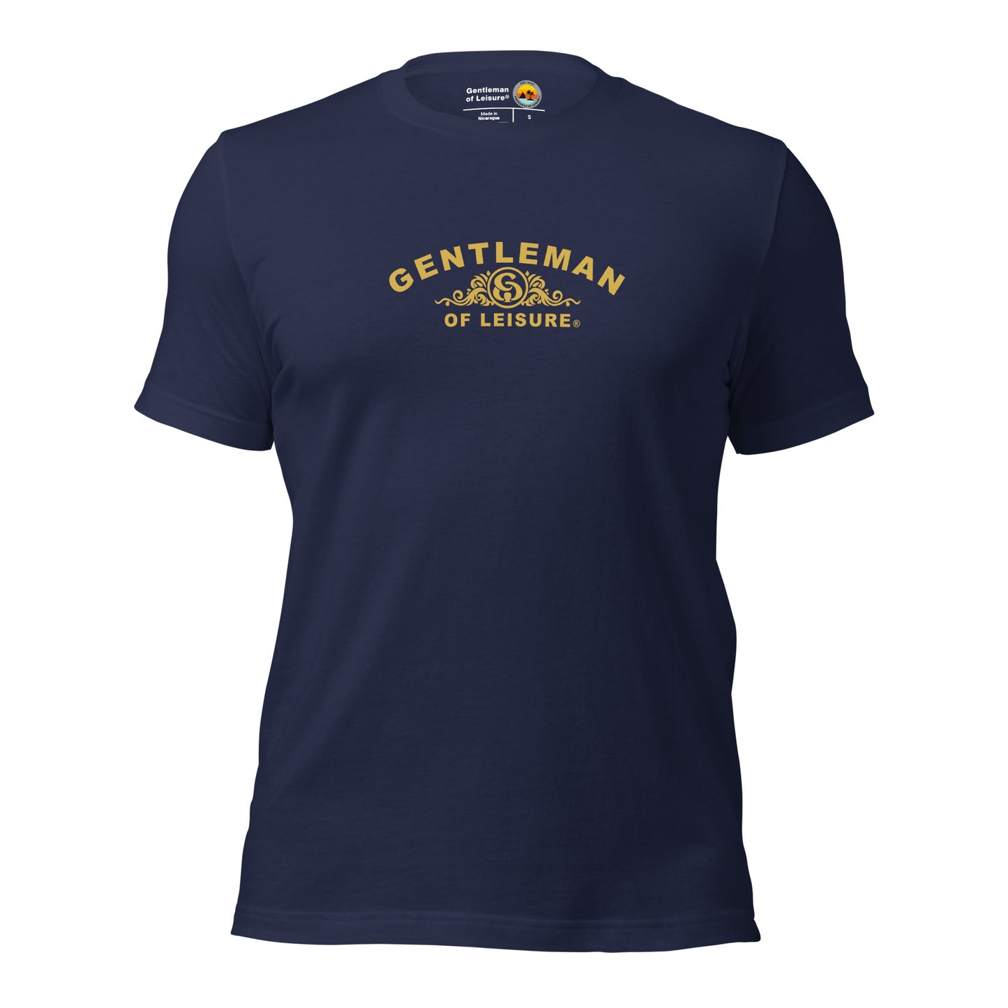 Gentleman of Leisure - Premium T Shirt - (gold crest)