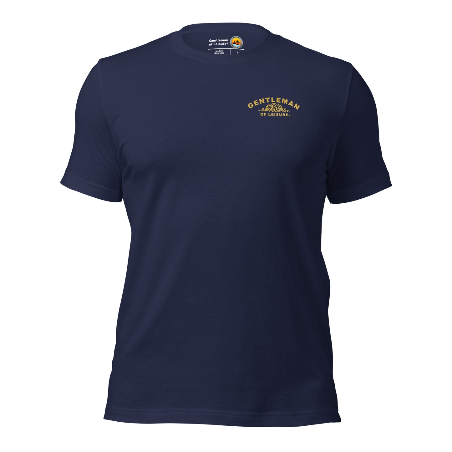 Gentleman of Leisure - Premium T Shirt - (gold crest)