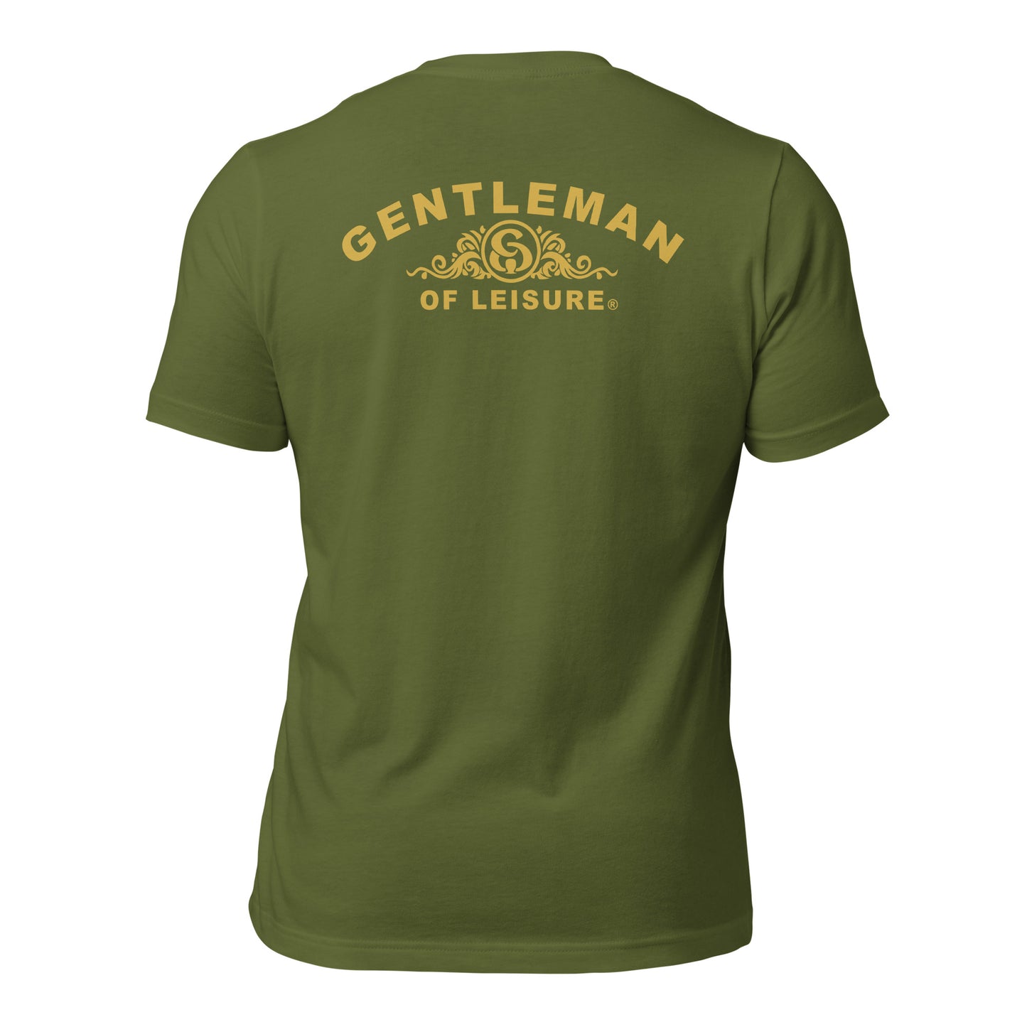 Gentleman of Leisure - Premium T Shirt - (gold crest)