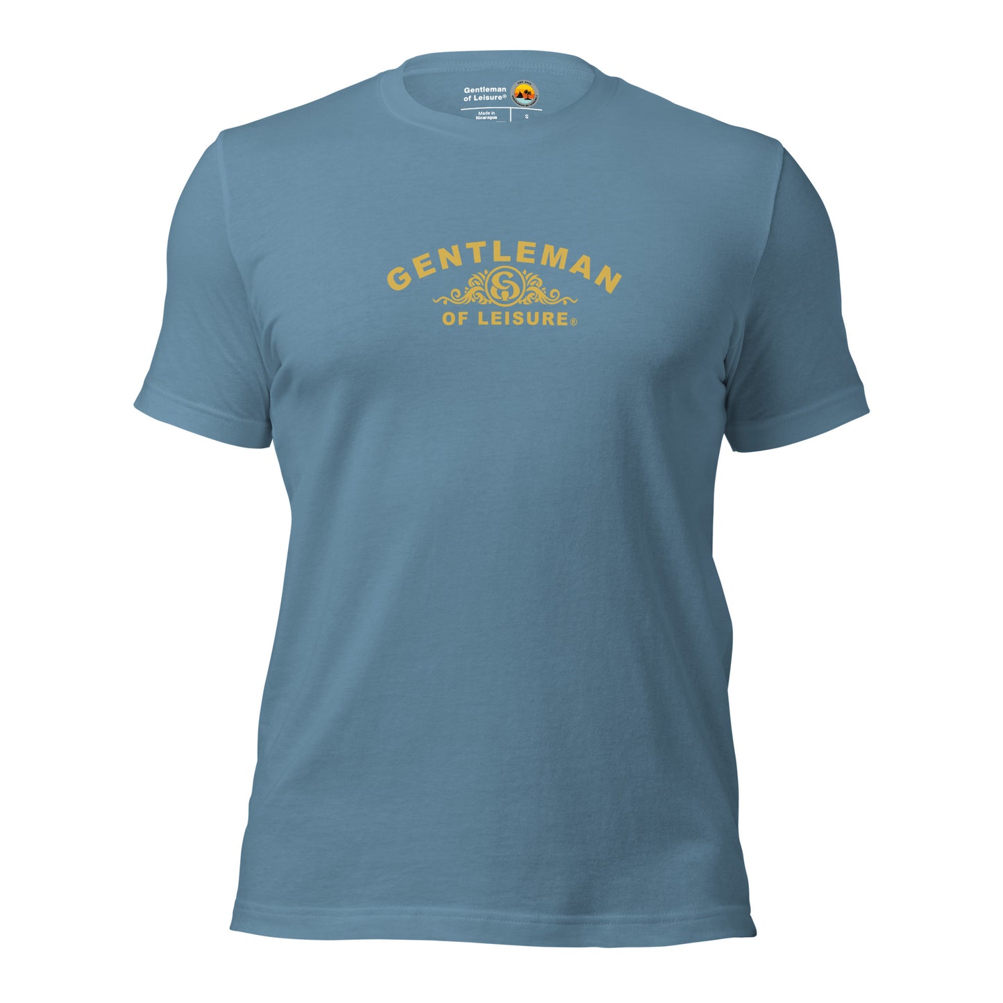 Gentleman of Leisure - Premium T Shirt - (gold crest)