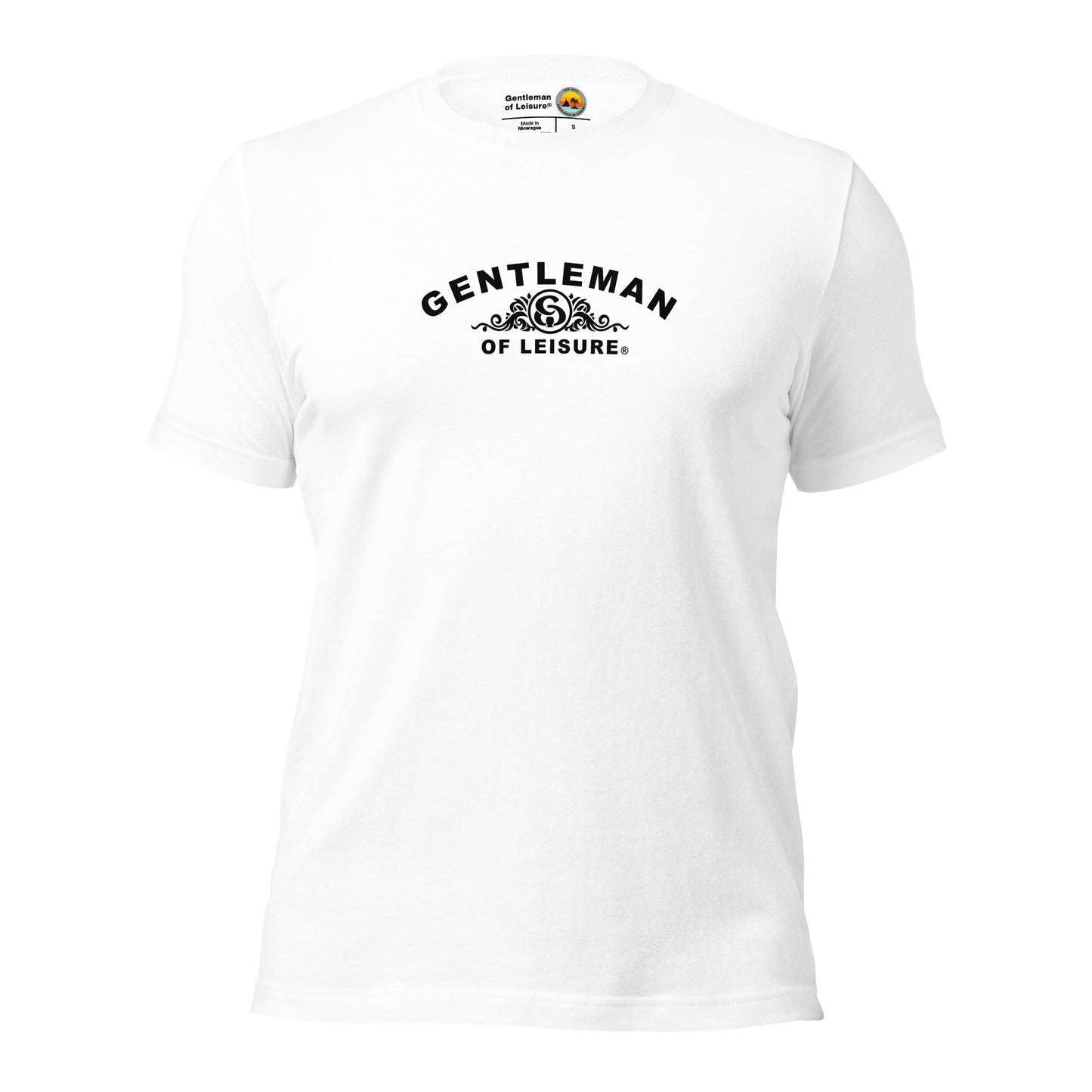 Gentleman of Leisure - Premium T Shirt - (black crest)