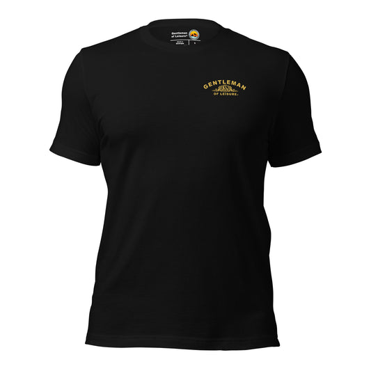 Gentleman of Leisure - Premium T Shirt - (gold crest)